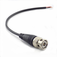 Câble d'alimentation DC avec connecteur BNC femelle vers adaptateur femelle, connecteur BNC, prix du fil pour système de sécurité de caméra CCTV