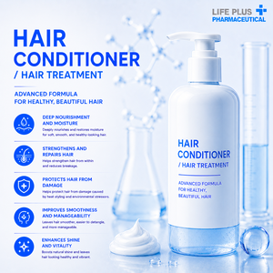 Après-shampoing hydratant pour tous types de cheveux à l'acide hyaluronique, usage unisexe adulte - Product Image 2