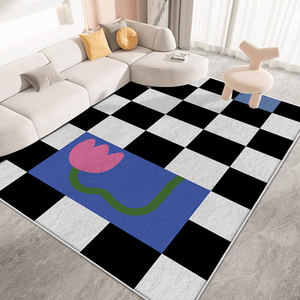 Hiện đại đơn giản Cashmere Carpet Set 3D in thảm cho phòng khách phòng ngủ cạnh giường ngủ thảm - Product Image 3