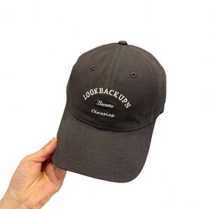 Gorra de Béisbol Unisex de Moda Coreana, 6 Paneles, 100% Algodón, Corduroy, Parte Superior Suave, Visera Curva, Protección Solar, Actividades al Aire Libre, Tendencia de Verano - Product Image 5