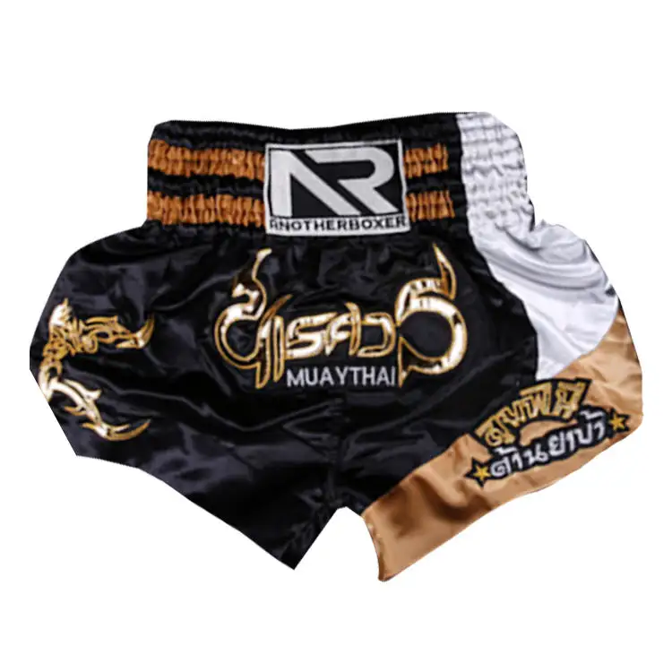 Logotipo personalizado OEM confortável Sublimated Homens vestuário boxe Ginásio UFC Shorts Forked Fighting Boxe curto OEM boxe desgaste