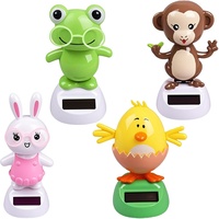 Figurine en plastique de conception mignonne, jouets de danse à énergie solaire, tableau de bord de voiture, figurine de danse, bureau, table, décor tremblant