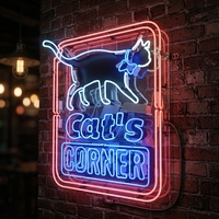 Lumière LED imprimée UV au néon avec logo personnalisé Signalisation numérique en acrylique Bar publicitaire pour la maison Source de la lampe UV Transformateur DC AC