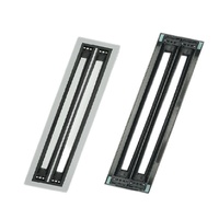 Diffuseur d'air linéaire en alliage d'aluminium, grille de ventilation de plafond industrielle moderne, réglable et durable, idéal pour les systèmes CVC