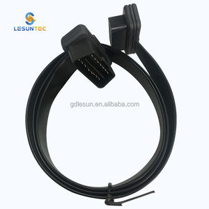 Lsun สายเคเบิลต่อขยายแบบเต็มรูปแบบ16ขา16คอร์ OBD2รถยนต์ยาว1ม. ออกแบบได้ตามต้องการ - Product Image 1