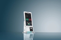 Terminal de paiement tactile PCAP 21,5 pouces Android RFID POS, tablette, kiosque intérieur SDK pour commande en libre-service