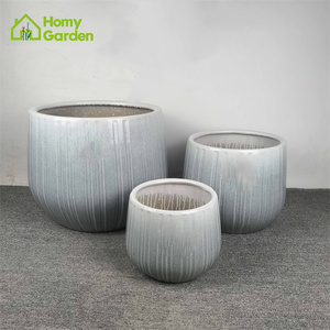 All'ingrosso grande vaso di fiori <span class=keywords><strong>bianco</strong></span> <span class=keywords><strong>in</strong></span> ceramica extra large, vaso di piante <span class=keywords><strong>in</strong></span> ceramica di <span class=keywords><strong>cemento</strong></span>, fioriera impermeabile per interni esterni - Product Image 5