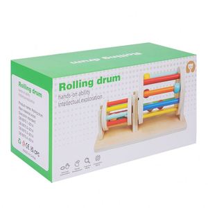 Juego Educativo 2 en 1 para el Desarrollo Sensorial de Bebés y Niños Pequeños, Regalos, Tambores Giratorios con Bolas de Colores - Product Image 6