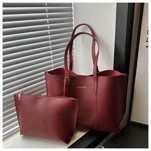 2025 sacs fourre-tout NewWoman sacs à main en cuir PU pour femme ensemble de <span class=keywords><strong>2</strong></span> pièces sacs de transport pour femme de grande capacité - Product Image 1