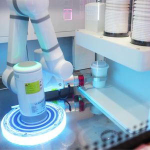 Máquina Expendedora de Café Robótica Comercial Totalmente Automática con Pantalla Táctil, Gestión en la Nube, Monitoreo Remoto por Wi-Fi/5G, ODM/OEM - Product Image 4