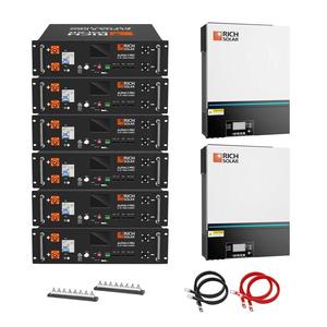 Kit de Sistema Fuera de la Red RI CH so LAR de 13000W, Salida de 120-240V, 48VDC 30.72kWh, Batería de Litio ALPHA 5 PRO Server Lithium 11276 - Product Image 4