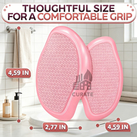 Râpe à pieds en verre personnalisable avec logo, éliminateur de callosités, grattoir à talons, polissoir pour pédicure, outil de suppression des peaux mortes pour des pieds doux