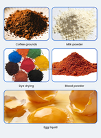 Sécheur par pulvérisation automatique haute capacité en acier inoxydable pour la production de poudre d'amidon de maïs, d'amidon de manioc et de maltodextrine