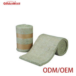 Soporte OEM Mercados Sudamericanos 80kg/m3 100kg/m3 50mm <span class=keywords><strong>Manta</strong></span> de Lana Mineral de Roca con Malla Metálica Rollos de <span class=keywords><strong>Manta</strong></span> de Lana de Roca - Product Image 4
