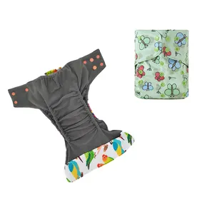 Best Verkopende Super Zachte Wasbare Zak Baby Doek Luier Herbruikbare Aio Baby Doek Luiers Met Insert