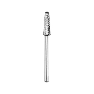 4.0mm <b>Mini</b> Cone Cross Cut Carbide Nail <b>Drill</b> Bit Tungsten Steel Grinding Head Low Vibration Manicure Salon Nail Bit - Product Image 2