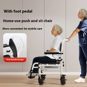 <b>Elderly</b> wheeled household <b>mobile</b> toilet, bathroom, bath chair, disabled toilet - Product Image 4