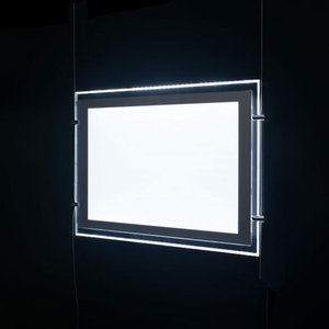 A3 A4 cảnh quan plexiglass cửa sổ Trần treo hiển thị Acrylic Backlit Áp phích khung bất động sản ánh sáng Hộp dấu hiệu chủ - Product Image 2