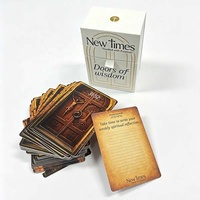 Cartes d'affirmation personnalisées avec versets bibliques, type boîte à cigarettes, à déchirer facilement, avec fenêtre, impression en usine