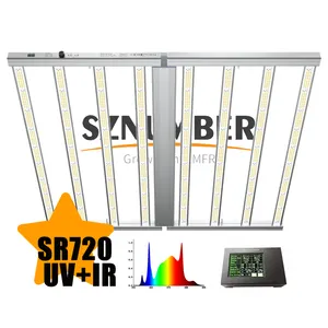 SZNUMEBR蜘蛛灯lm301h全光谱SR720园艺生长灯垂直农场水力室内生长室生长发光二极管灯