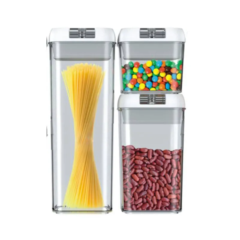 Nouveau Design de qualité alimentaire sans BPA 3 pièces réfrigérateur de cuisine ensemble de conteneurs de stockage des aliments