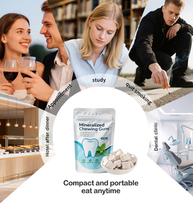 Emballage personnalisé en marque privée, 60 pièces, soins dentaires, blanchiment des dents et reminéralisation, <span class=keywords><strong>chewing</strong></span>-<span class=keywords><strong>gum</strong></span> sans sucre avec <span class=keywords><strong>xylitol</strong></span> - Product Image 4
