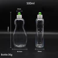 Bouteille de Savon Liquide Vaisselle de Haute Qualité 500 ml 16 oz