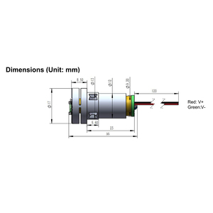 Módulo de nivel láser de Línea Verde de 555nm 15MW para Módulo de diodo láser de marcado láser - Product Image 3