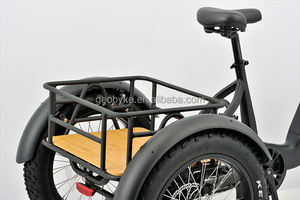 Электрический грузовой велосипед с толстыми шинами, максимальная мощность 250 Вт, скорость 25 км/ч, интегрированная литиевая батарея 48 В, задний дисковый тормоз — в продаже - Product Image 5