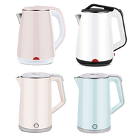 Nouvelle conception, vente en gros, bouilloire électrique 2L 220V, maintien au chaud, changement de couleur, appareil de cuisine portable pour la maison