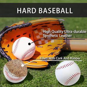 Palline da Baseball Morbide per Allenamento, Misura Ufficiale 9 Pollici, Confezione da 500 Palline, per Mancinini, in PVC Resistente, per Giochi di Lega Giovanile/Adulto - Product Image 5