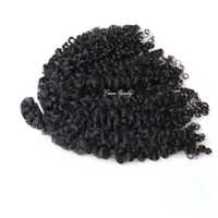 Extensions de cheveux humains vierges bruts VMAE Afro Kinky Curly KTIP Type 4 3C/4A Exotic Kinky Curly Afro 4B/4C, cuticules alignées, 100g, pointe en K