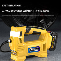 Pompe à air électrique à affichage LED, gonfleur électrique de pneu de voiture rechargeable sans fil, outil pneumatique pour batterie Makita 18V