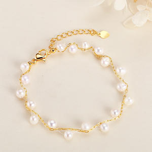 Bracelet en perles d'eau douce de style bohème Zhuji Starry Sky, tissé à la main, réglable, bijoux de mode en gros - Product Image 2