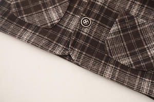 Ensemble de costume à carreaux pour bébés garçons, 3 pièces, Blazer, pantalon, T-Shirt à manches longues avec imprimé nœud papillon, <span class=keywords><strong>tenue</strong></span> formelle - Product Image 5