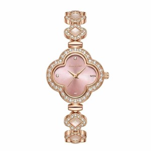 Orologio di Lusso da Donna con Cinturino in Acciaio Inossidabile, Cassa in Lega con Diamanti Incastonati, Movimento al Quarzo, Quadrante a Lancette, Resistente all'Acqua - Product Image 2