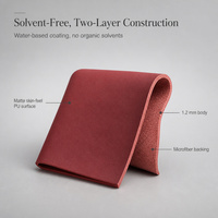 Hautähnliches Lösungsmittelfreies Wasserlösliches Mikrofaser-Leder 1,2mm Vorrätig Synthetisches Leder für Auto-Innenausstattung Sitze Taschen