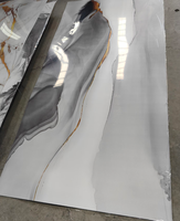 Panneaux muraux à prix compétitif, imitation marbre PVC, panneaux UV PVC, feuille de marbre PVC, décoration murale intérieure, fabrication de panneaux muraux