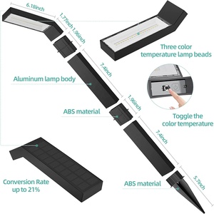 Luces Solares para Caminos Exteriores, IP65 Impermeables, LED Recargables con Sensor de Luz, para Decoración de Jardín, Caminos, Patios y Entradas - Product Image 5