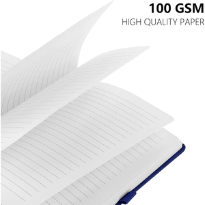 Carnet A5 en <span class=keywords><strong>cuir</strong></span> PU pour affaires, 100 feuilles, bloc-notes ligné, bloc-notes professionnel pour le bureau, papeterie exécutive, cadeau - Product Image 4