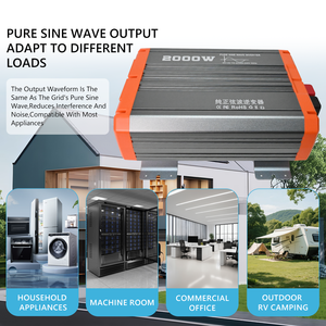 Inversor Solar de Alta Frecuencia, Onda Sinusoidal Pura, 12V/24V a 220V, Salida Única, 1KW-<span class=keywords><strong>3KW</strong></span>, Convertidor de Corriente Continua a Alterna de Alta Potencia - Product Image 4