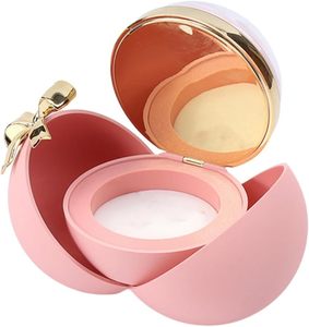 Boîte à fleurs préservées avec nœud papillon et double ouverture, bordure dorée, coffret romantique pour bijoux, cadeau de Saint-Valentin - Product Image 1