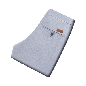 Pantalones de Vestir para Hombre, Ultra Fluidos, de Cintura Alta, Transpirables, Resistentes a las Arrugas, Fáciles de Cuidar, de Pierna Recta, de Poliéster/Algodón - Product Image 4