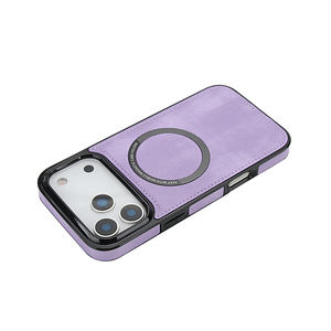 <span class=keywords><strong>Coque</strong></span> de téléphone en cuir magnétique pour Iphone 17 Pro Max 16 Pro Advanced Sense Retro PU Leather Phone Back Cover Shell - Product Image 2