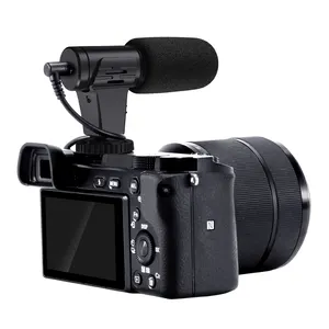 MAMEN MIC-06デジタルビデオプロフェッショナルスタジオ/ステレオショットガン録音3.5mmマイクマイクマイク (DSLRカメラマイク用)