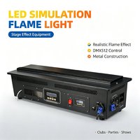 Lumière de simulation de flamme 1000W, 24 LED, effet de feu réaliste, machine à flamme, lance-flammes pour scène, fête d'Halloween, bar, DJ, club