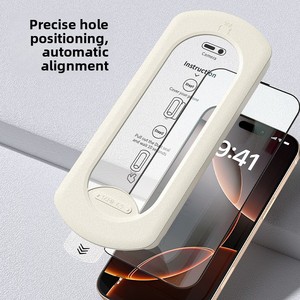 Nuovo Kit Applicazione Pellicola Protettiva in Vetro Temperato Anti-Spia ad Alta Definizione Senza Polvere per <span class=keywords><strong>Tutti</strong></span> i Modelli della Serie iPhone 16 - Product Image 3