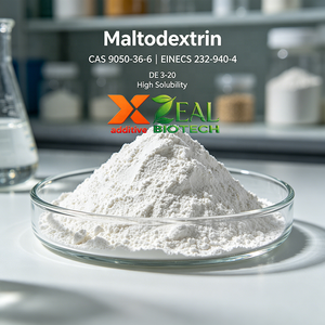 Maltodextrina CAS 9050-36-6 DE 3-20, de Maíz y Tapioca, Espesante Soluble, Agente Voluminizador para Panadería, Bebidas, Nutrición y Cosméticos - Product Image 1