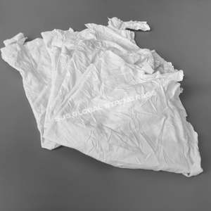 ผ้าเช็ดทำความสะอาดทำจากผ้าฝ้าย 100% สีขาว สำหรับซับน้ำมัน น้ำหนัก 20 กก. ต่อผืน ผ้าเช็ดทำความสะอาดสีขาว ผ้าฝ้าย - Product Image 1