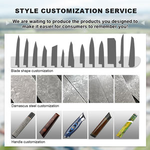 Nuovo 2025 Design 8 pollici giapponese damasco coltello da cucina con manico in sicomoro fatto a mano ad alto tenore di carbonio Vg10 coltello da Chef - Product Image 5